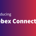 "Introducing Webex Connect" on gradient backdrop
